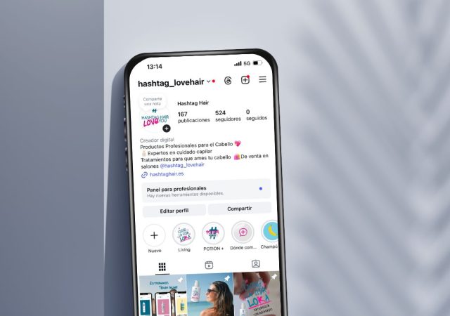 Redes Sociales Hashtag Hair - MSocial
