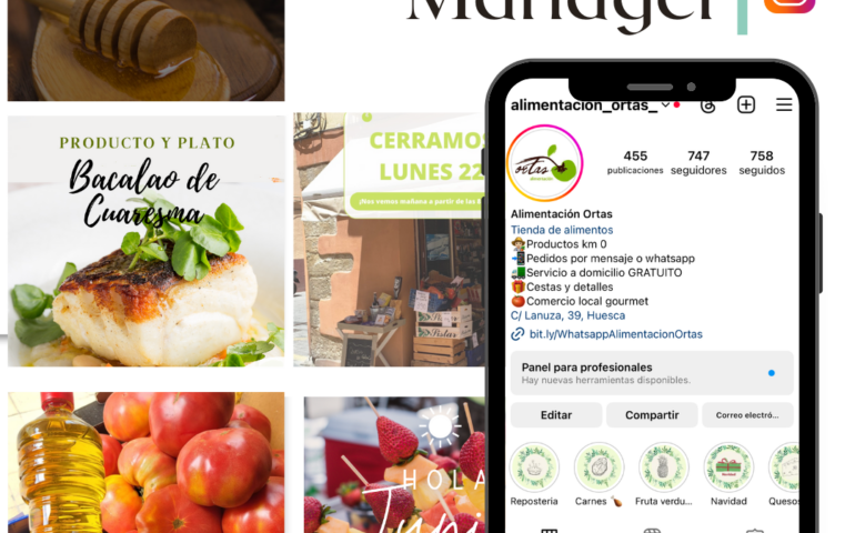 Gestión de redes sociales para Alimentación Ortas por MSocial, Laura Parra en Huesca