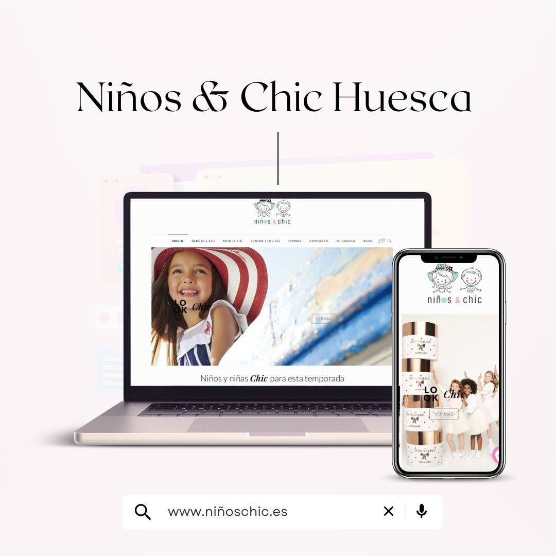 Diseño y desarrollo web Ecommerce Be & Chic Laura Parra Msocial Huesca