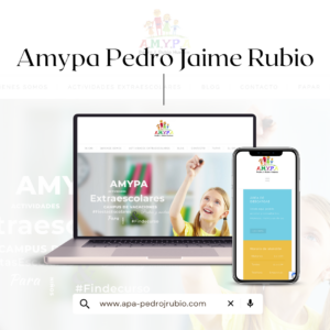 Diseño web Amypa Pedro Jaime Rubio diseño Laura Parra Msocial Huesca