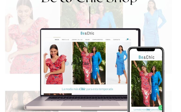 Diseño web Be & chic Shop Huesca Laura Parra Msocial Huesca