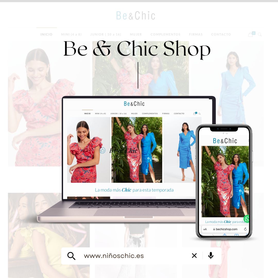 Diseño web Be & chic Shop Huesca Laura Parra Msocial Huesca