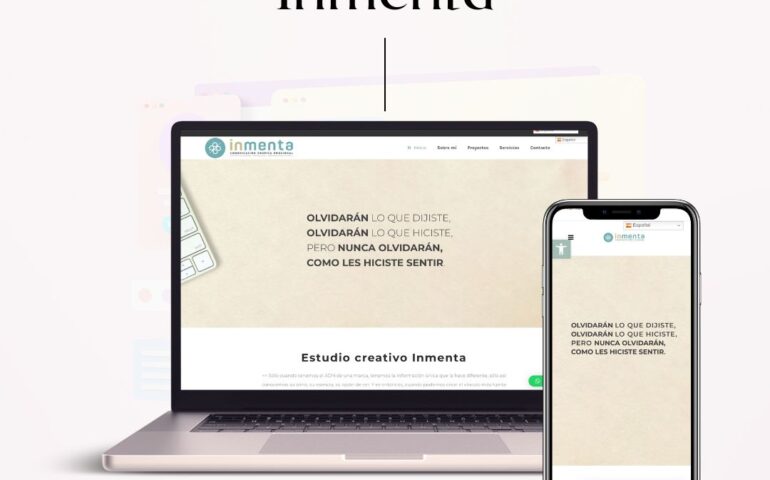 Diseño web Inmenta diseño Laura Parra Msocial Huesca