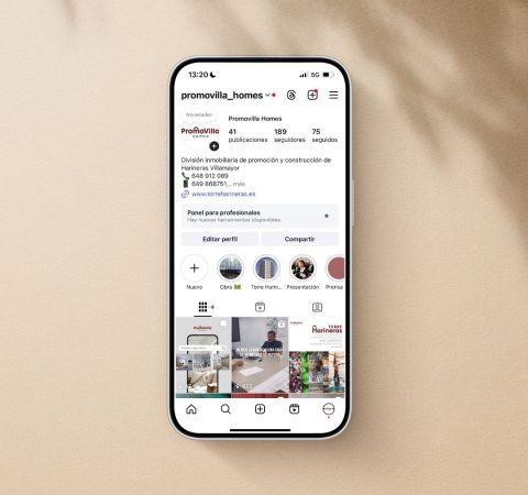 Redes Sociales Promovilla Homes - MSocial