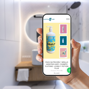 Diseño web Hashtag Hair Msocial