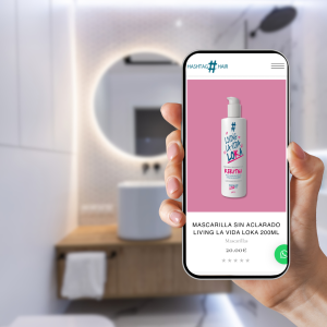 Diseño web Hashtag Hair Msocial