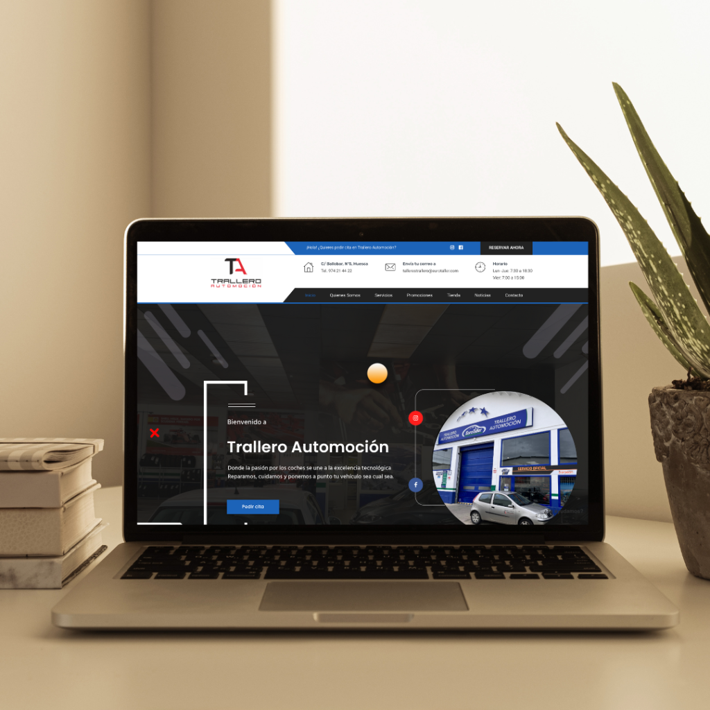 Diseño web- Trallero Automoción - MSocial