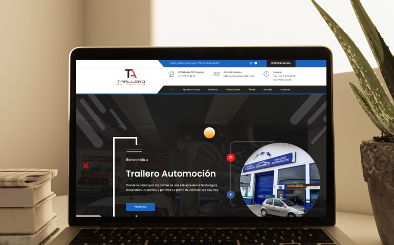 Diseño web- Trallero Automoción - MSocial