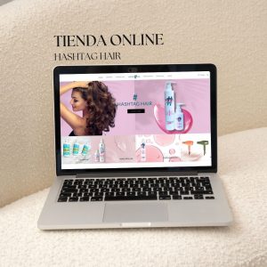 Diseño web- ecommerce Hashtag hair
